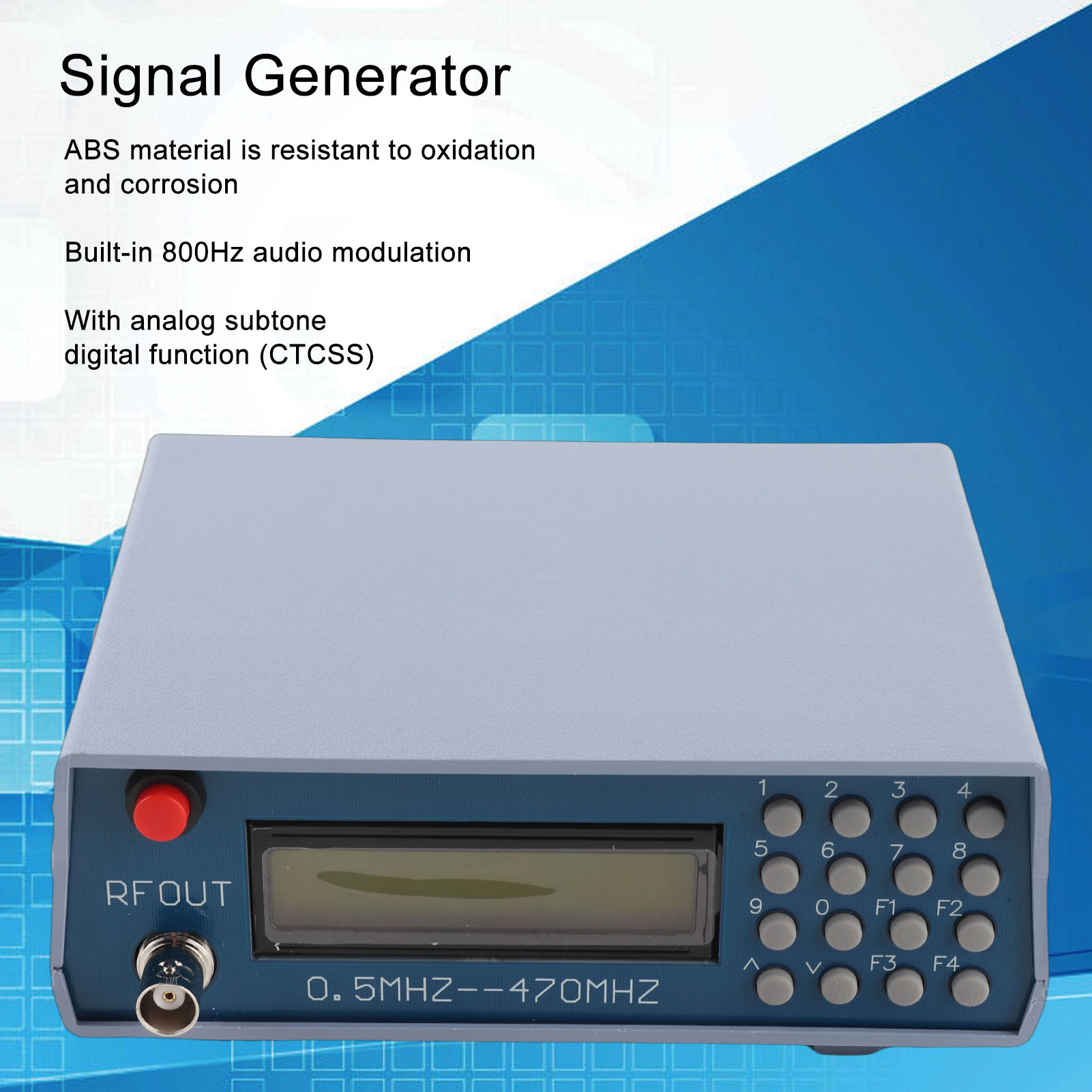 Rf Signal Generator 0.5Mhz To 470Mhz - Generator sygnałów funkcyjnych Generator sygnałów RF